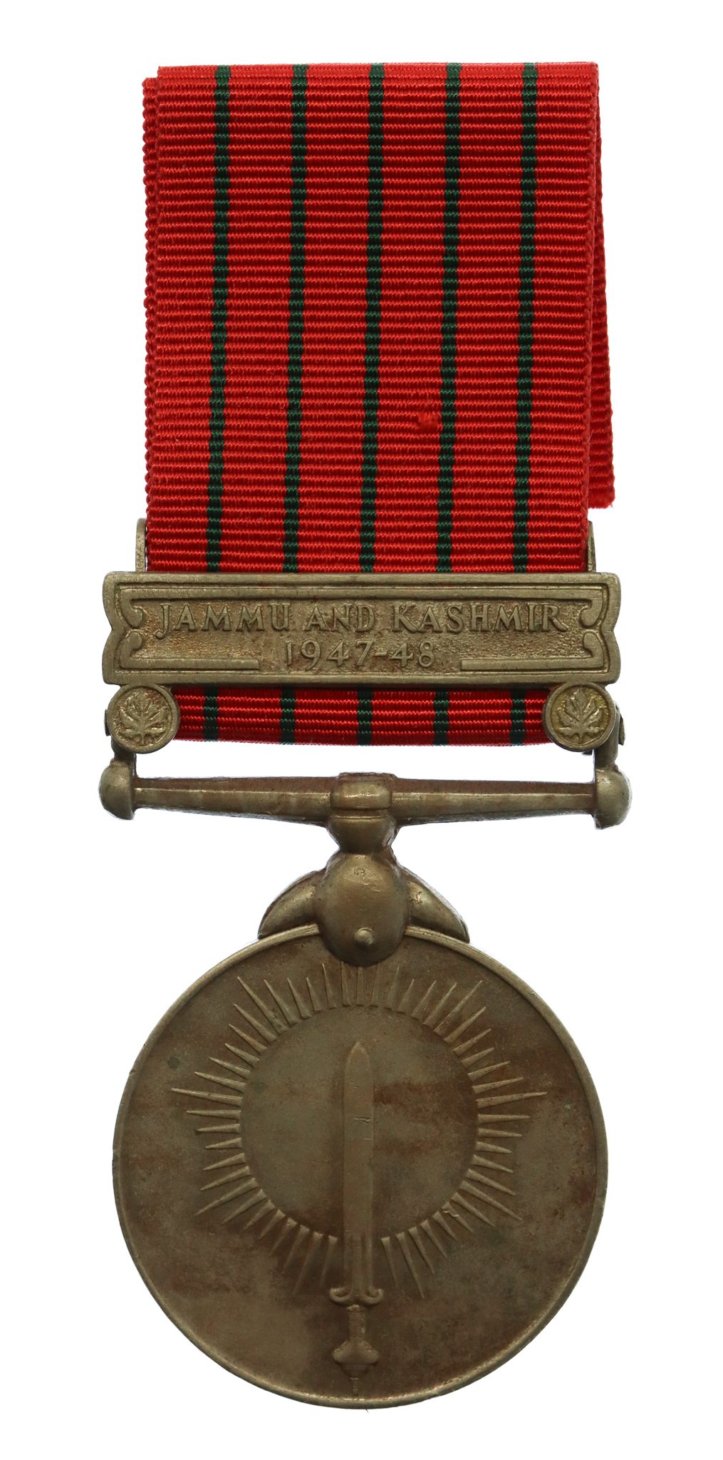 India General Service Medal with Clasp Jammu and Kashmir 1947-48