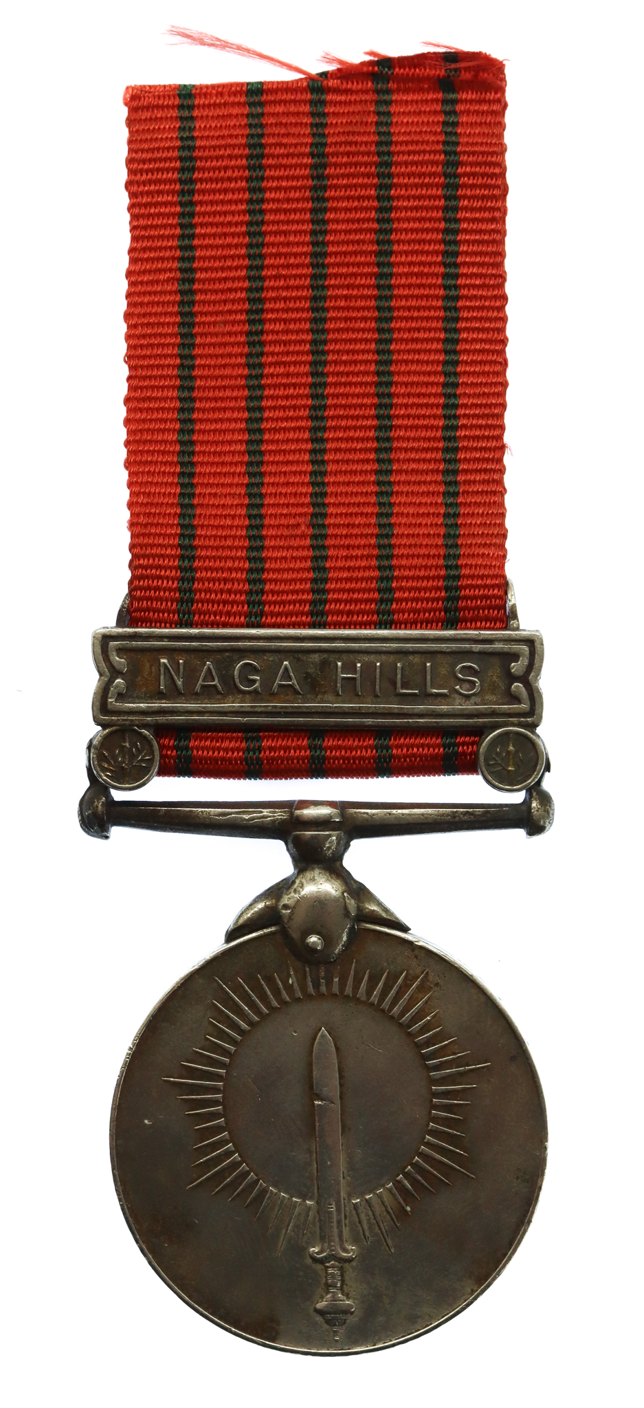 India General Service Medal with Clasp Naga Hills