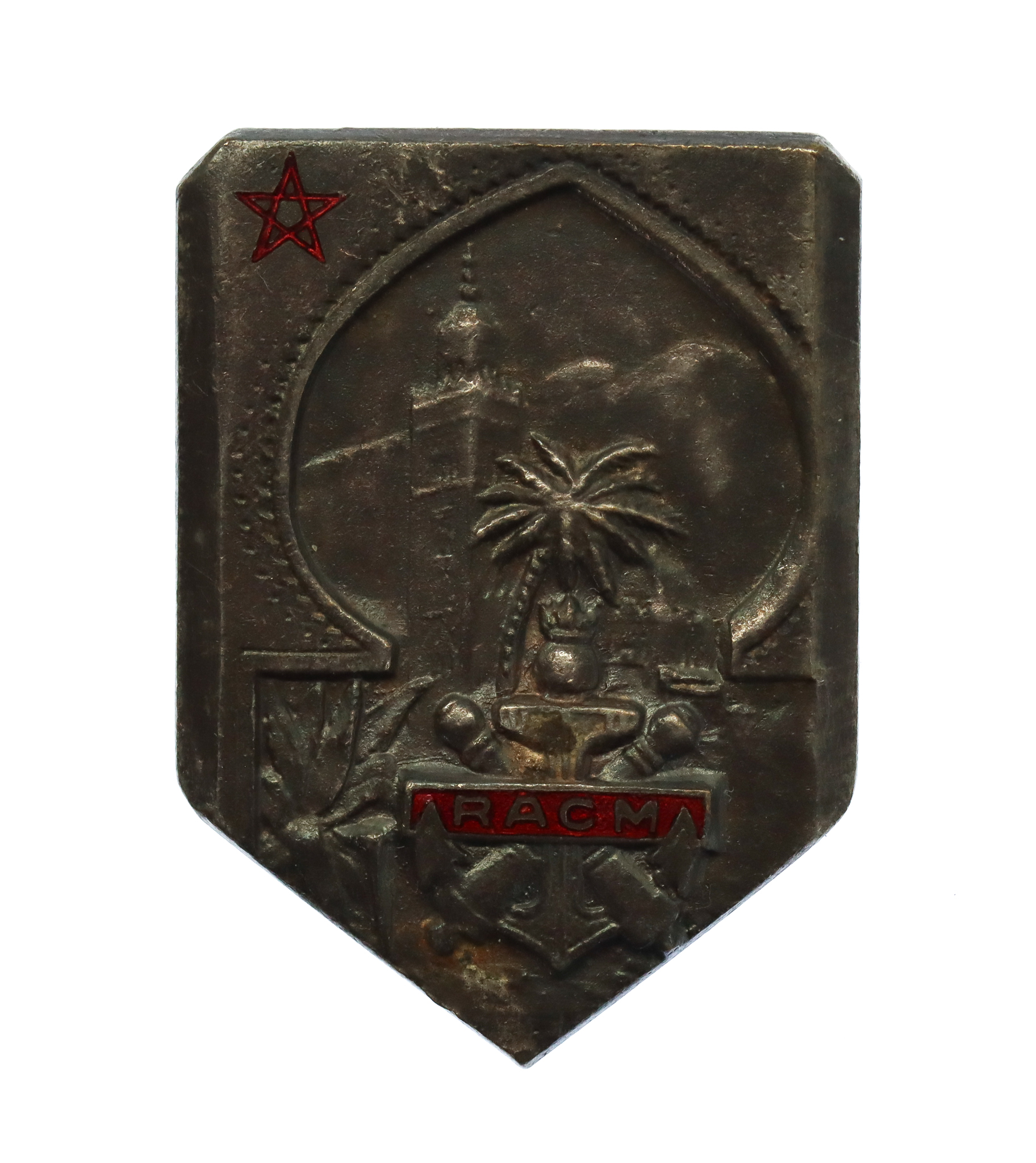 France WW2 Colonial Artillery Regiment of Morocco Badge