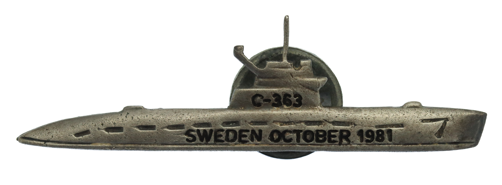 U.S.S.R Soviet Submarine S-363 'Whiskey on the Rocks' Commemorative Badge