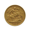 1898 Victoria Gold Half Sovereign Coin
