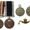 Naval General Service Medal (Clasp - Near East) and Royal Navy Long Service & Good Conduct Submariner Medal Pair - Chief Control Artificer E.F. Harnden, Royal Navy