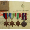 WW2 Mentioned in Despatches Medal Group of Four with MID Certificate & Box of Issue - Temp. Convoy Yeoman of Signals D.M. Welsh, Royal Navy