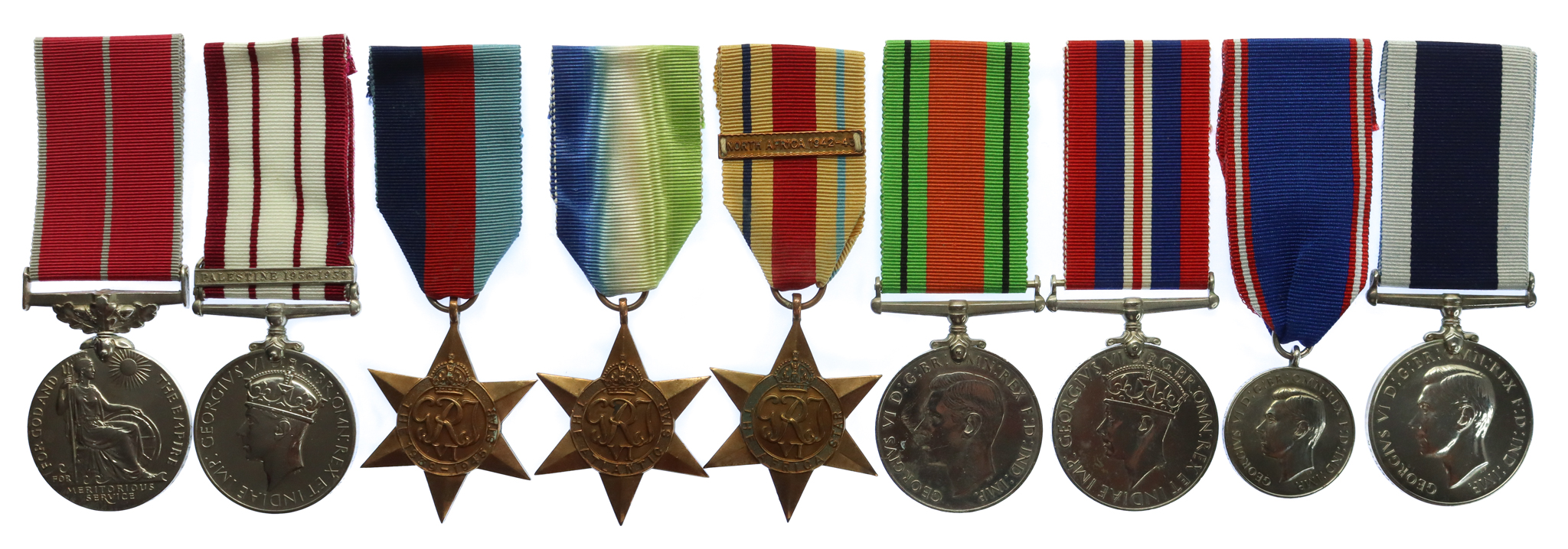 British Empire Medal (Military) and Royal Victorian Medal Long Service Group of Nine - Master At Arms H.J. Miles, Royal Navy