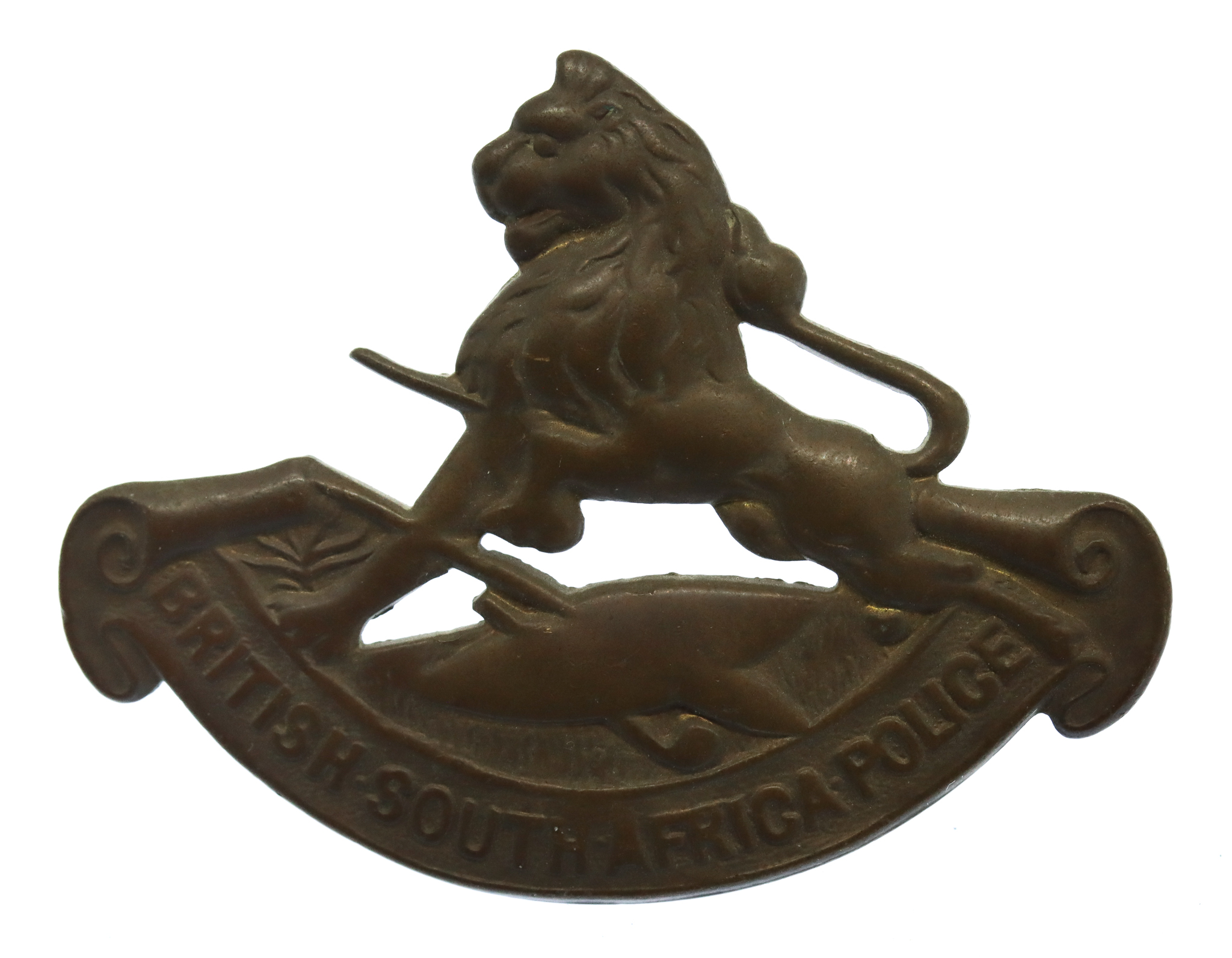 Rhodesia British South African Police Cap Badge (c.1937-49)