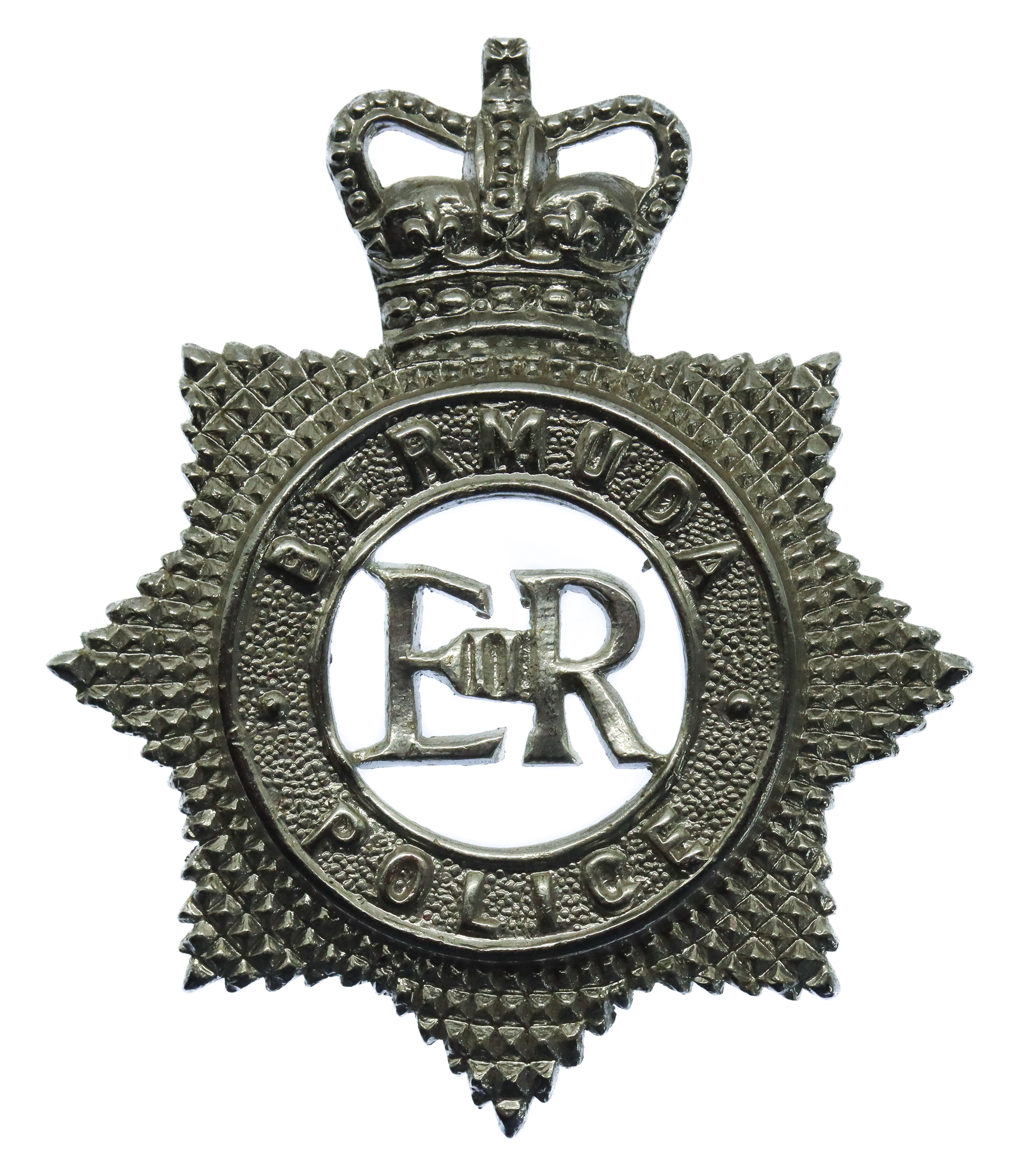 Bermuda Police Cap Badge - Queen's Crown