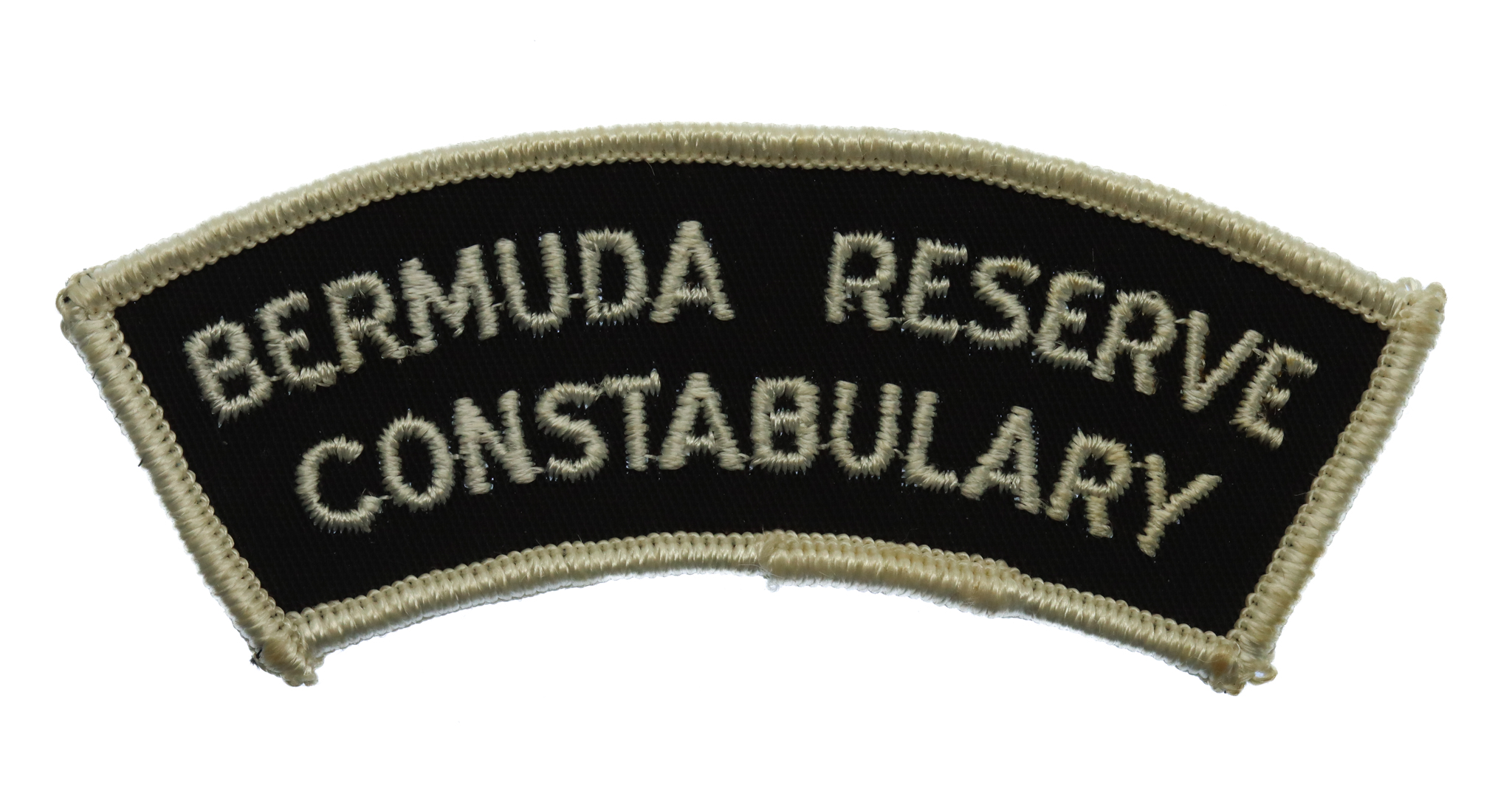 Bermuda Reserve Constabulary Cloth Shoulder Title Badge