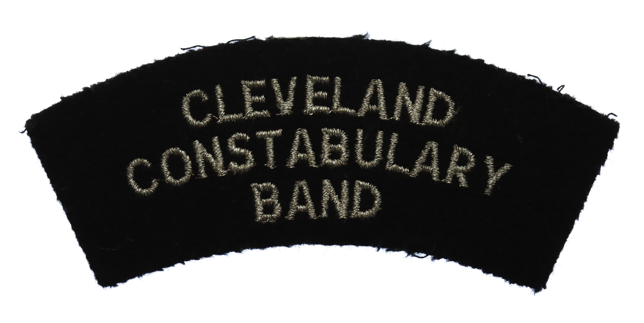 Cleveland Constabulary Band Cloth Shoulder Title Badge