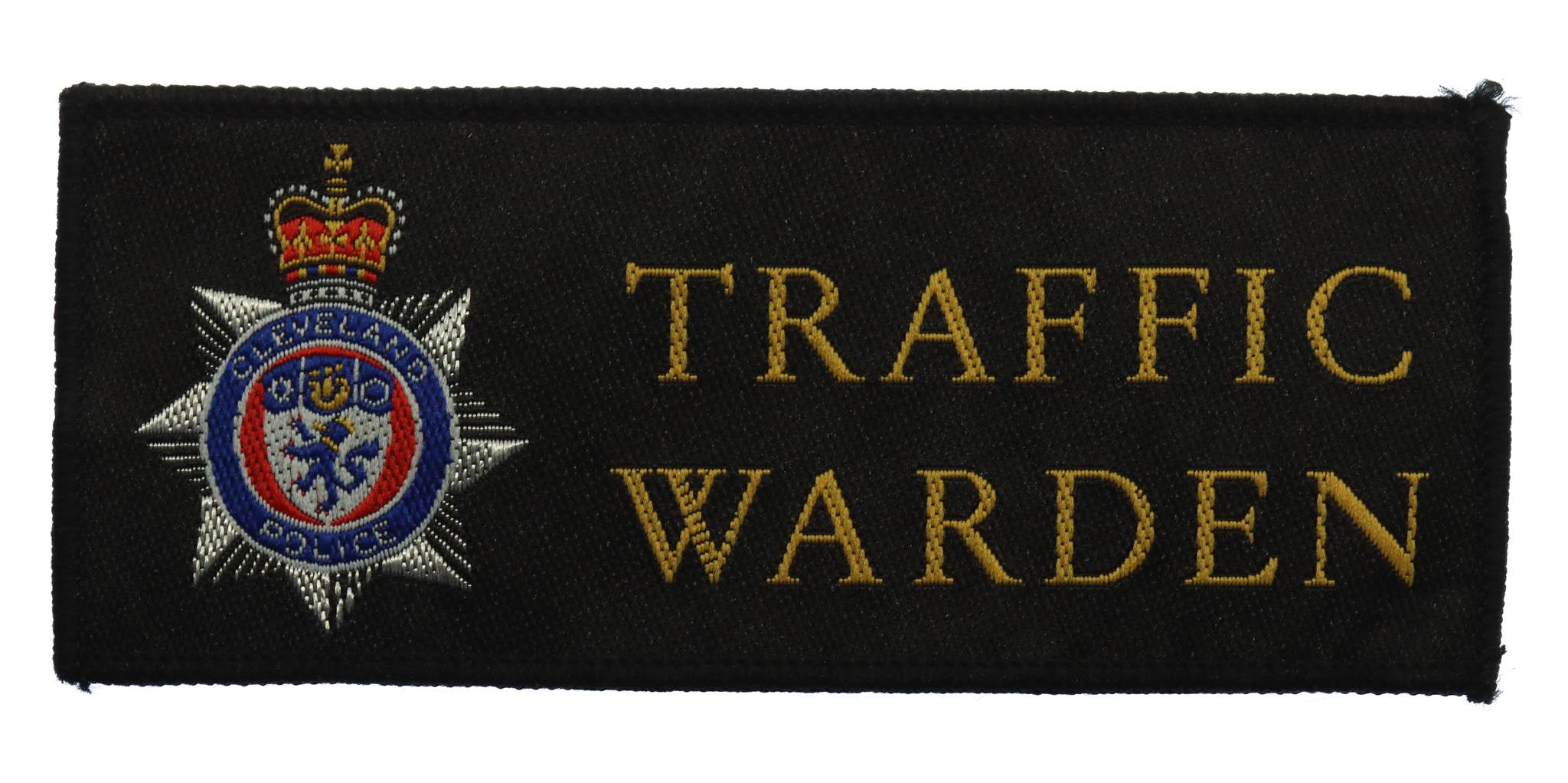 Cleveland Police Traffic Warden Cloth Patch Badge