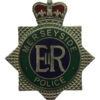 Merseyside Police Enamelled Warrant Card Badge - Queen's Crown