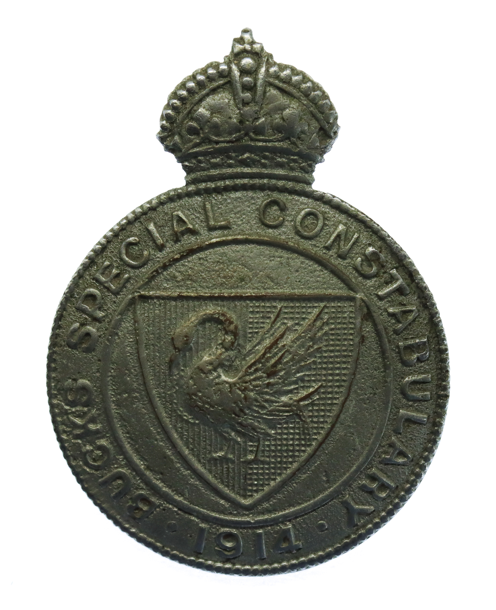 WW1 Buckinghamshire Special Constabulary 1914 Cap/Lapel Badge