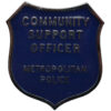 Metropolitan Police Community Support Officer Enamelled Cap Badge