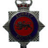 Surrey Police Enamelled Star Cap Badge - Queen's Crown