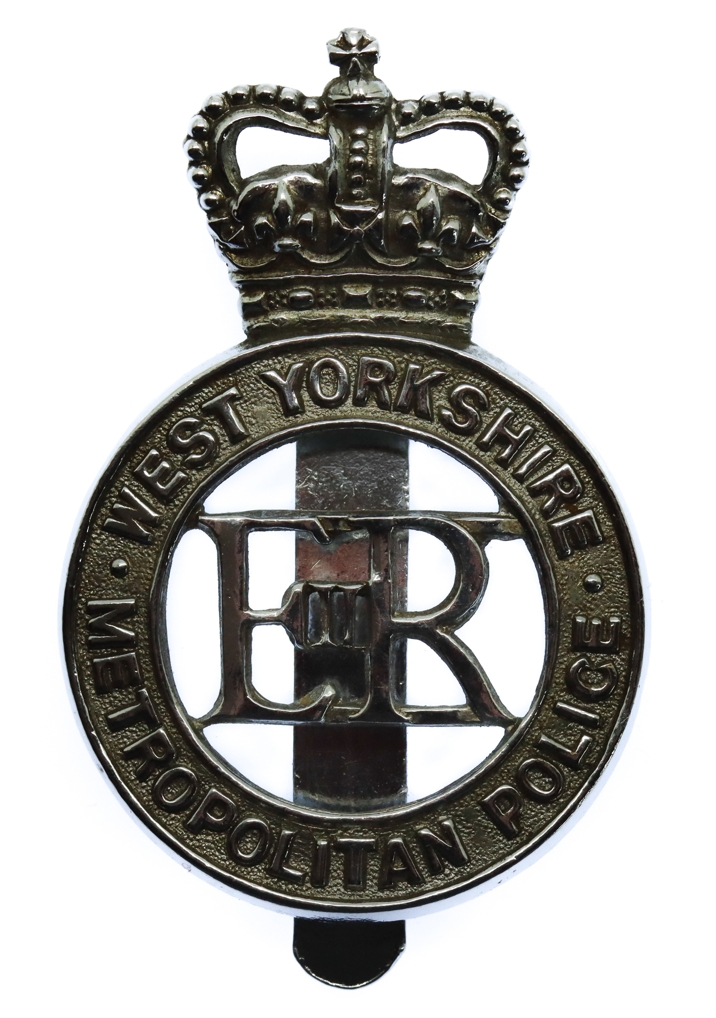 West Yorkshire Metropolitan Police Cap Badge - Queen's Crown