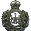 Newcastle-Upon-Tyne City Police Chrome Wreath Helmet Plate - King's Crown