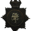 Somersetshire Constabulary Night Helmet Plate - King's Crown