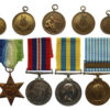 WW2 and Korean War Royal Navy Long Service & Good Conduct Medal Group of Six with Sporting Medallions - Chief Air Fitter D.H. Kendall, Royal Navy (Fleet Air Arm)