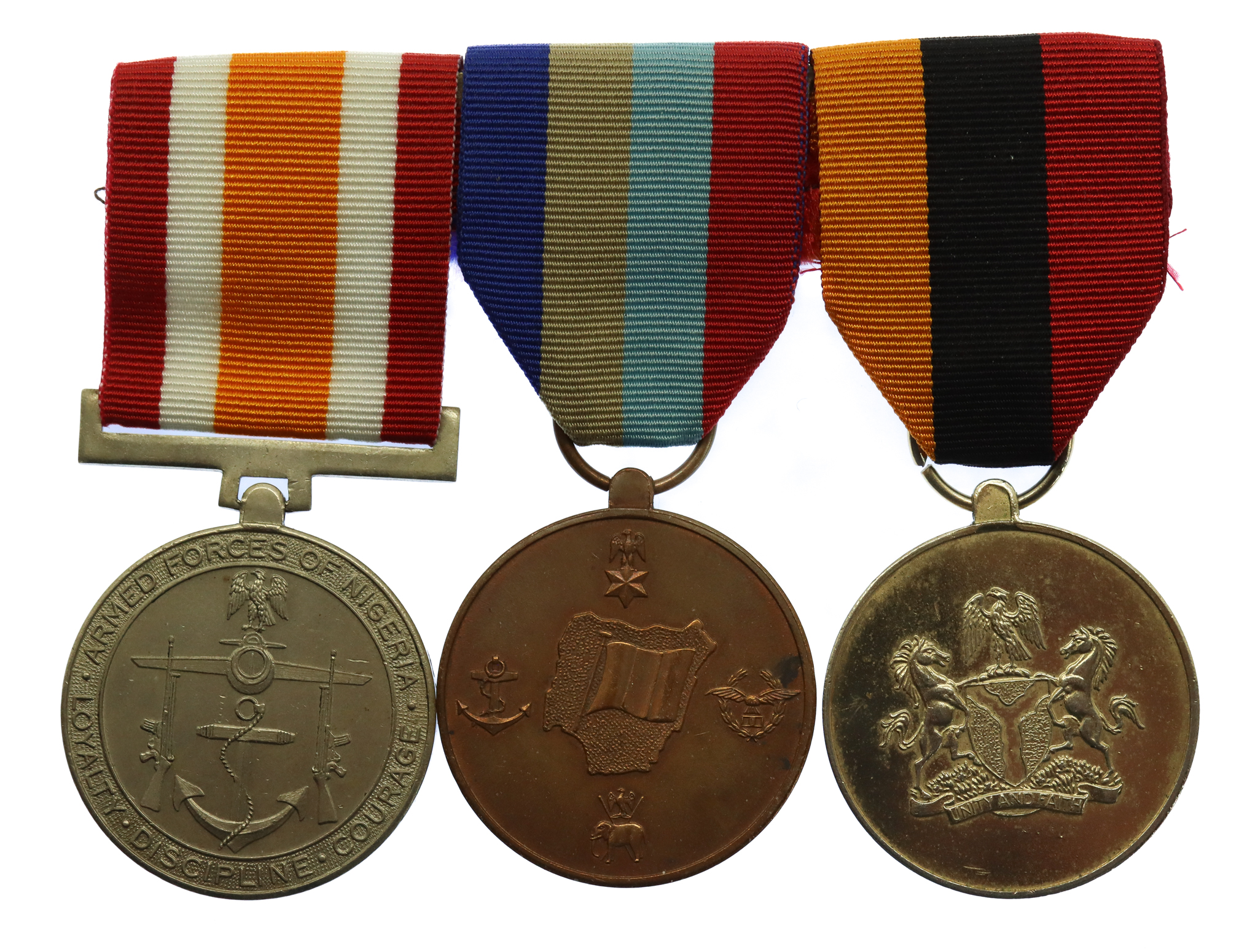 Nigeria Biaffran War 1966-1970 Medal Group of Three