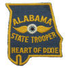 United States Alabama State Trooper Heart of Dixie Cloth Patch