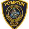 United States Plympton Police Dept. Cloth Patch
