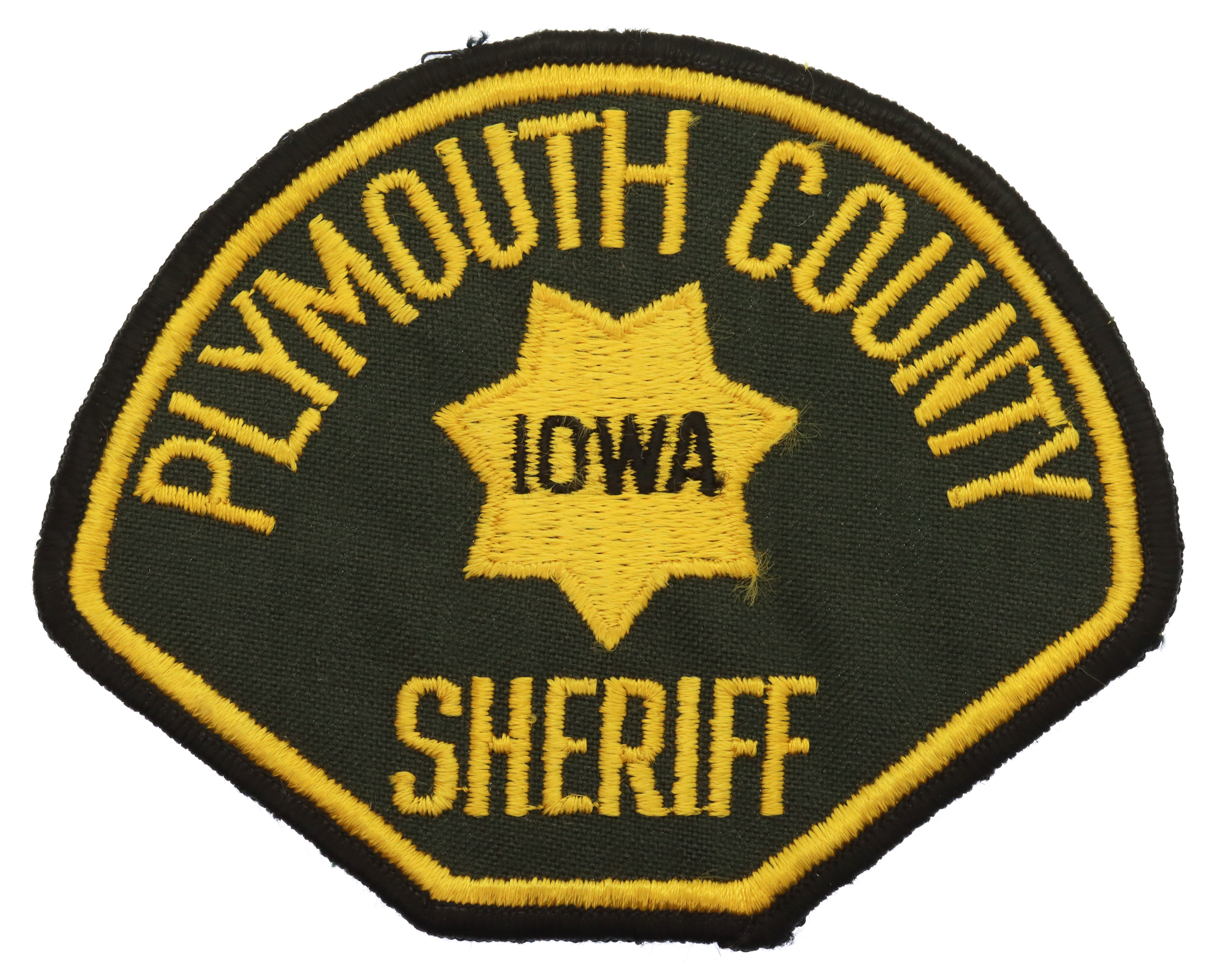 United States Plymouth County Sheriff Iowa Cloth Patch