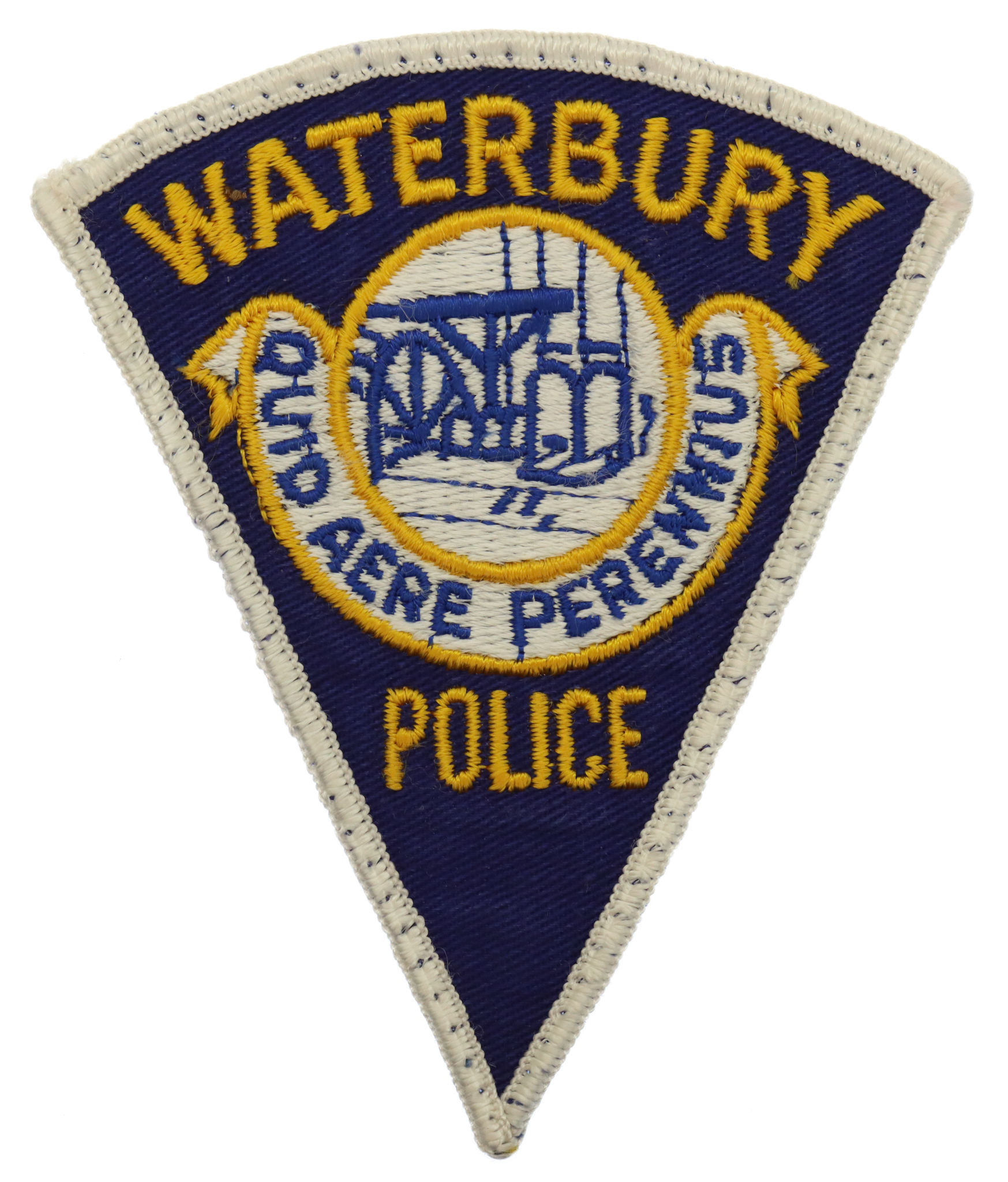 United States Waterbury Police Cloth Patch