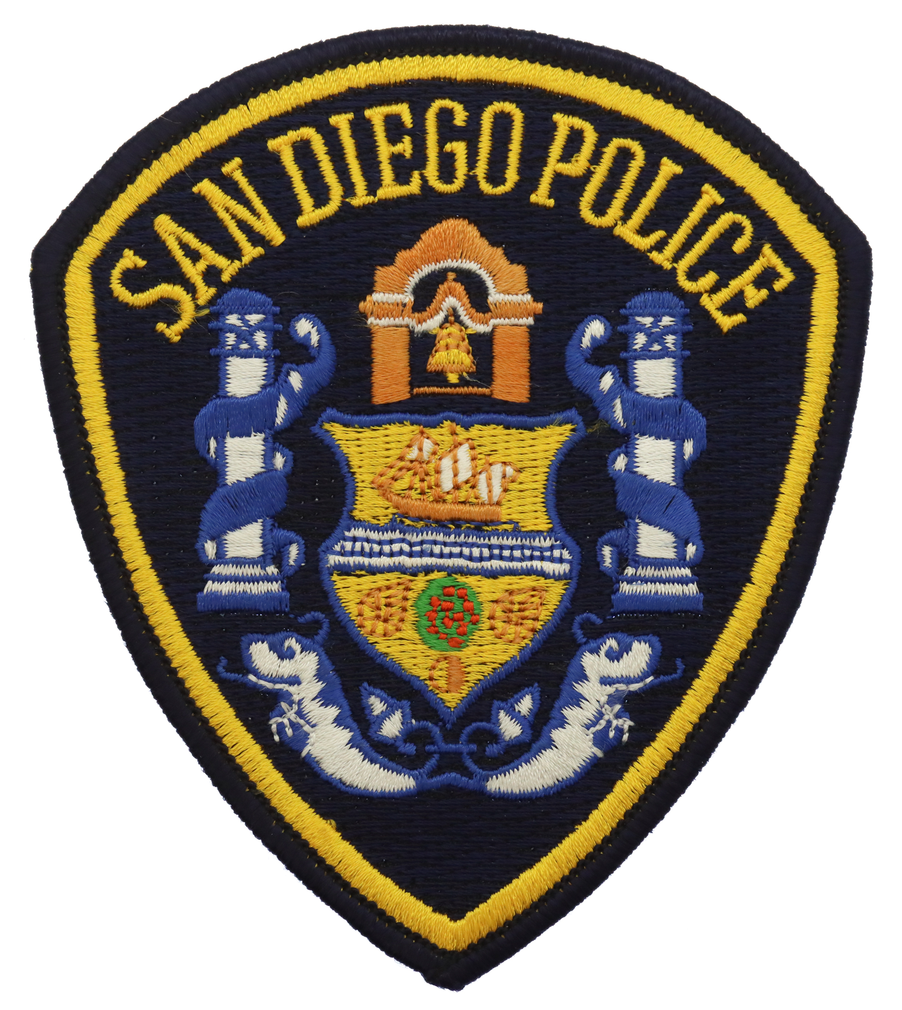 United States San Diego Police Patch Badge
