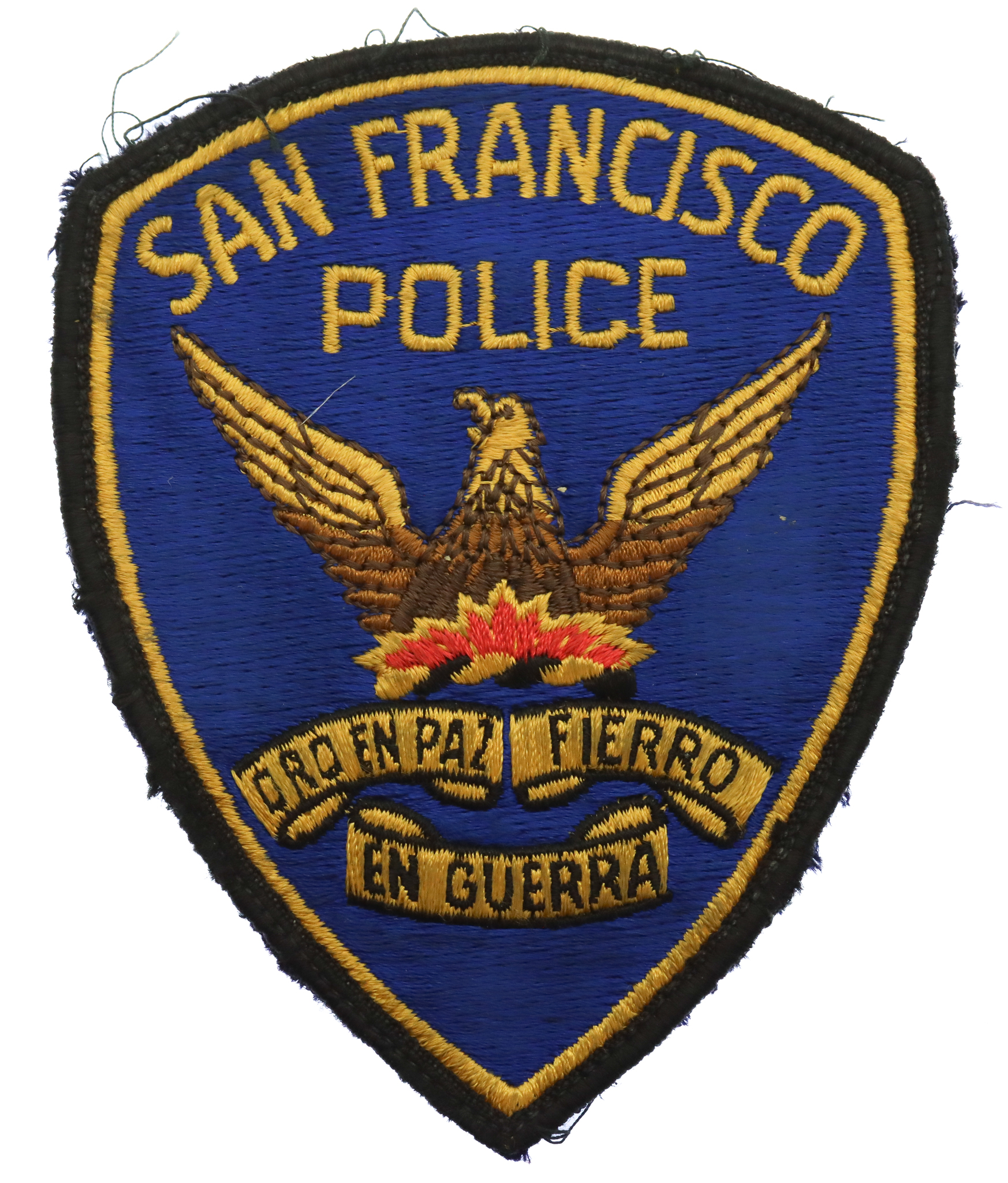 United States San Francisco Police Cloth Patch
