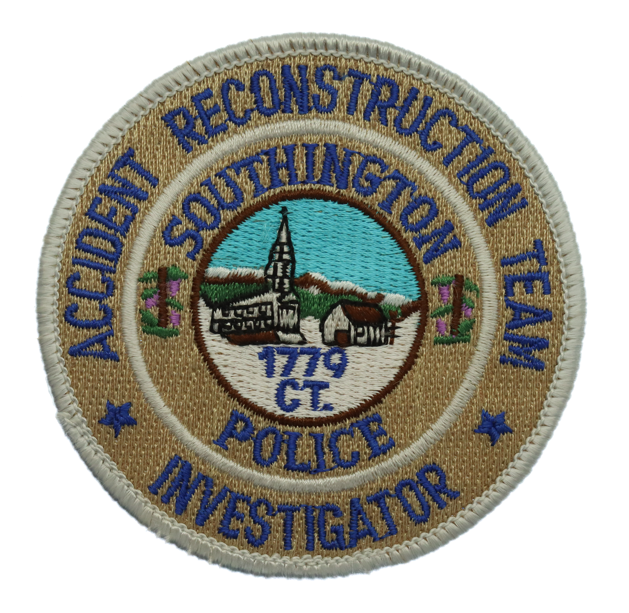 United States Southington Police Accident Reconstruction Investigator Cloth Patch