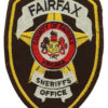 United States Fairfax Virginia Sheriff's Office Cloth Patch