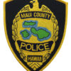 United States Maui County Hawaii Police Cloth Patch