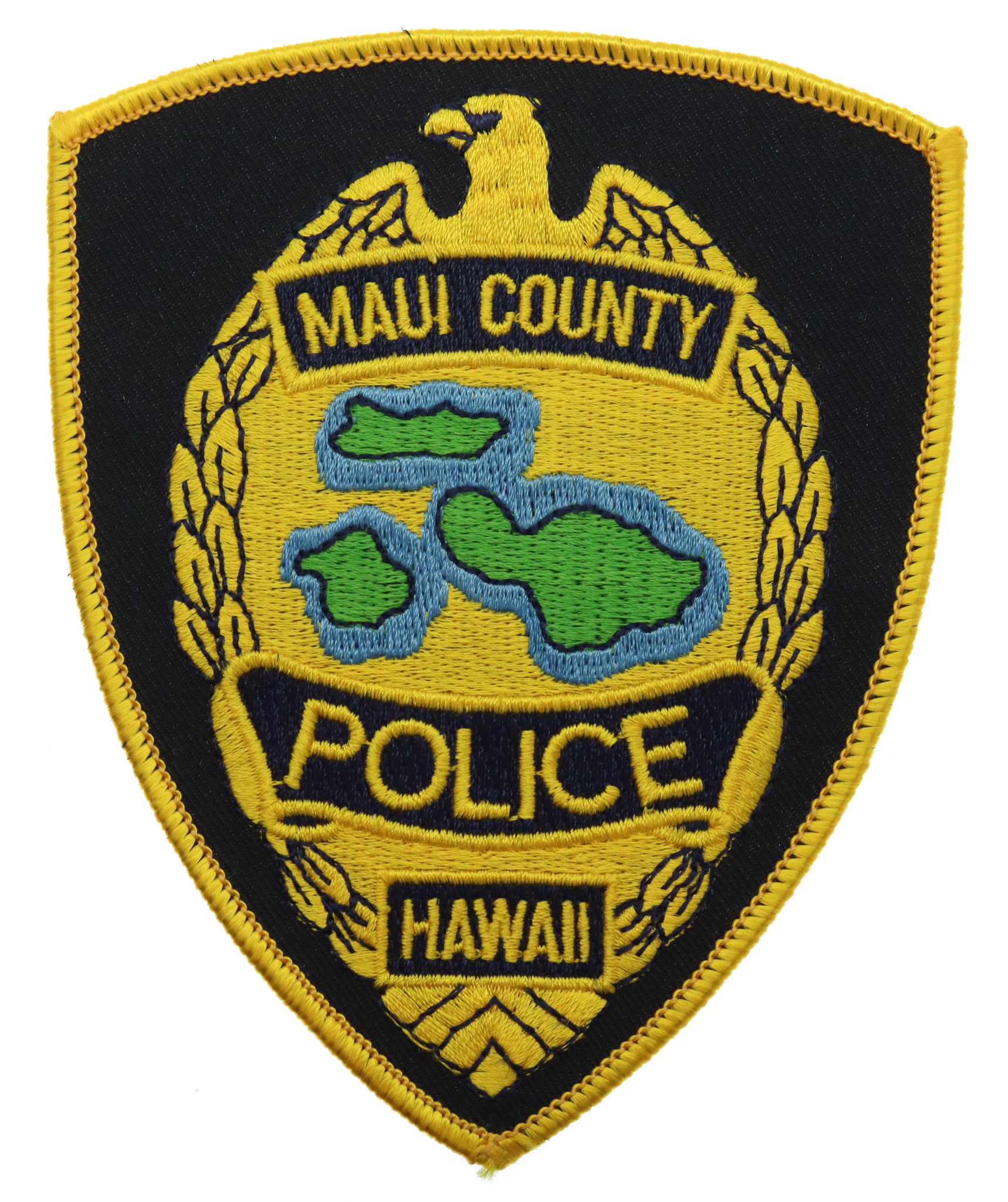 United States Maui County Hawaii Police Cloth Patch