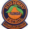 United States Florida Highway Patrol Communications Cloth Patch Badge