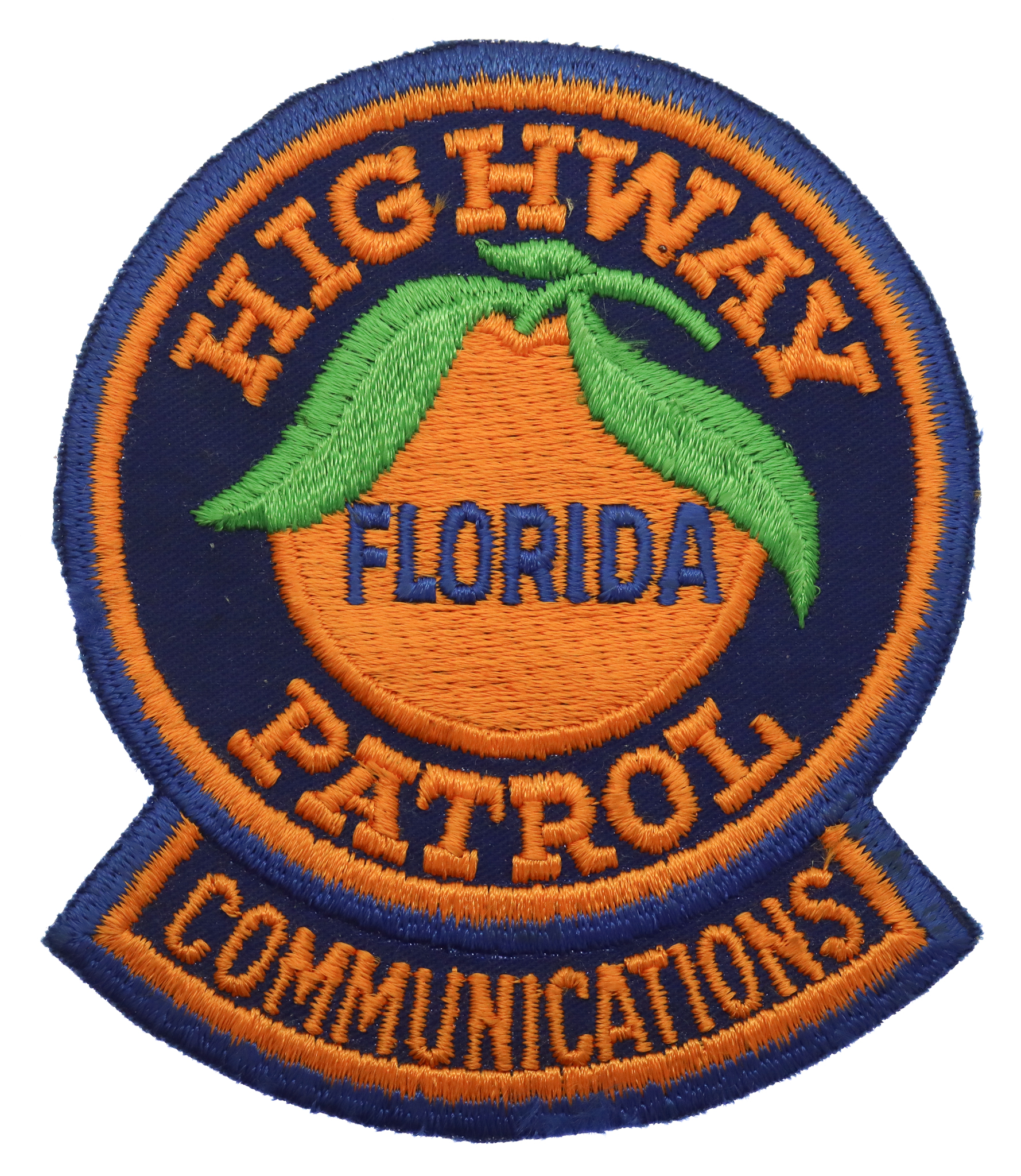 United States Florida Highway Patrol Communications Cloth Patch Badge