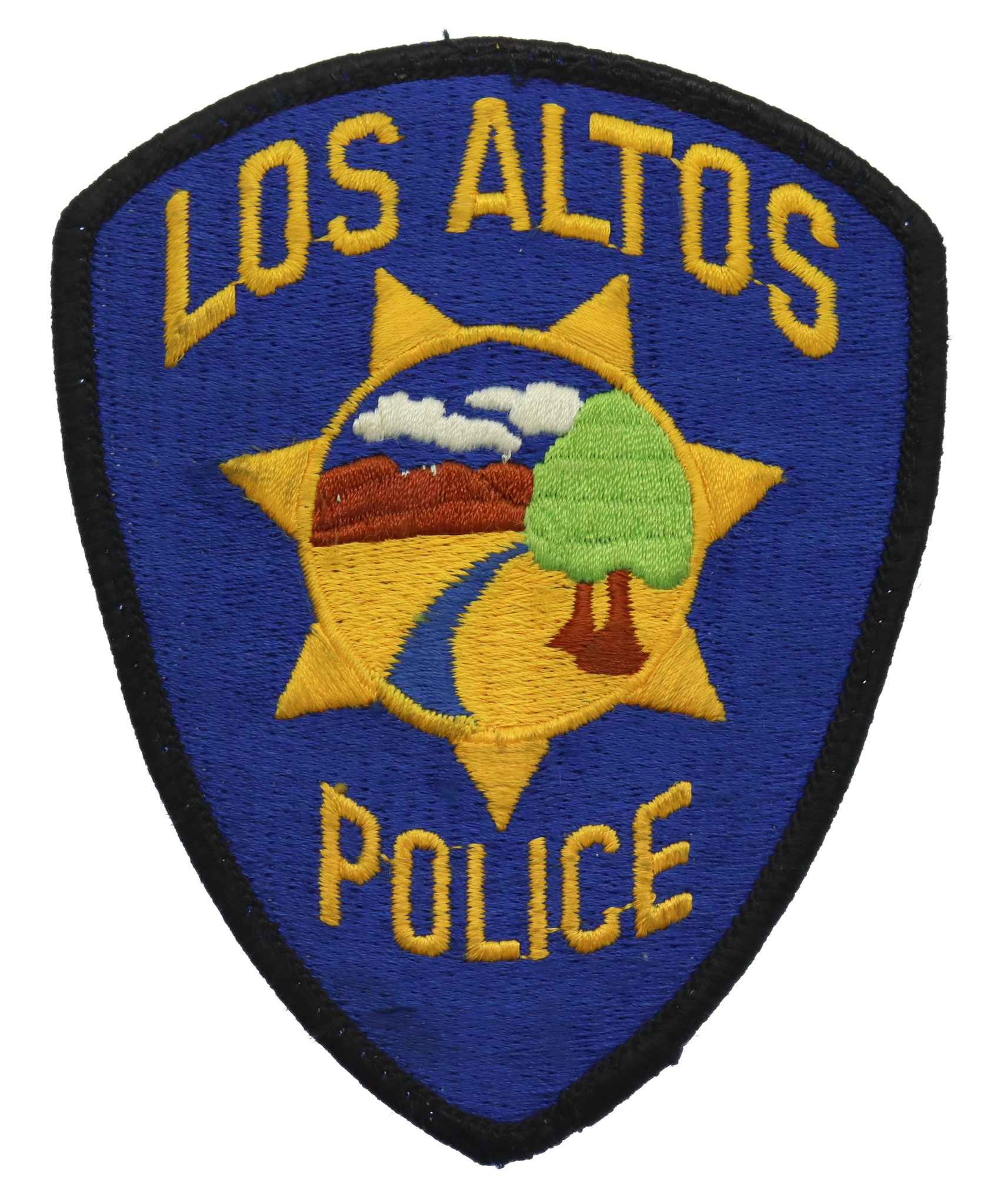 United States Los Altos Police Cloth Patch Badge