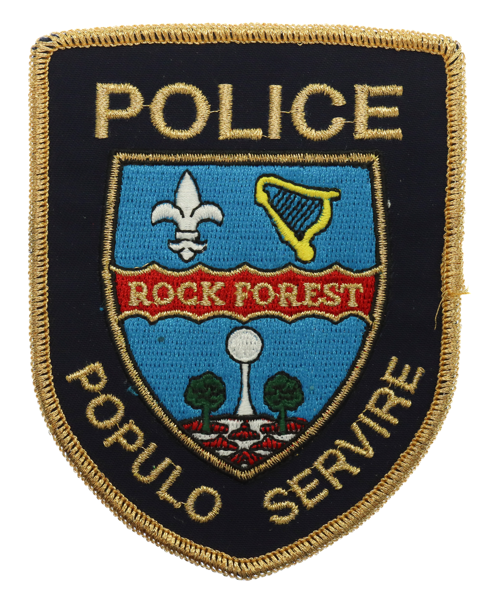 Canadian Rock Forest Police Cloth Patch Badge