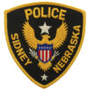 United States Sidney Nebraska Police Cloth Patch Badge