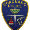 United States Coronado Police Cloth Patch Badge