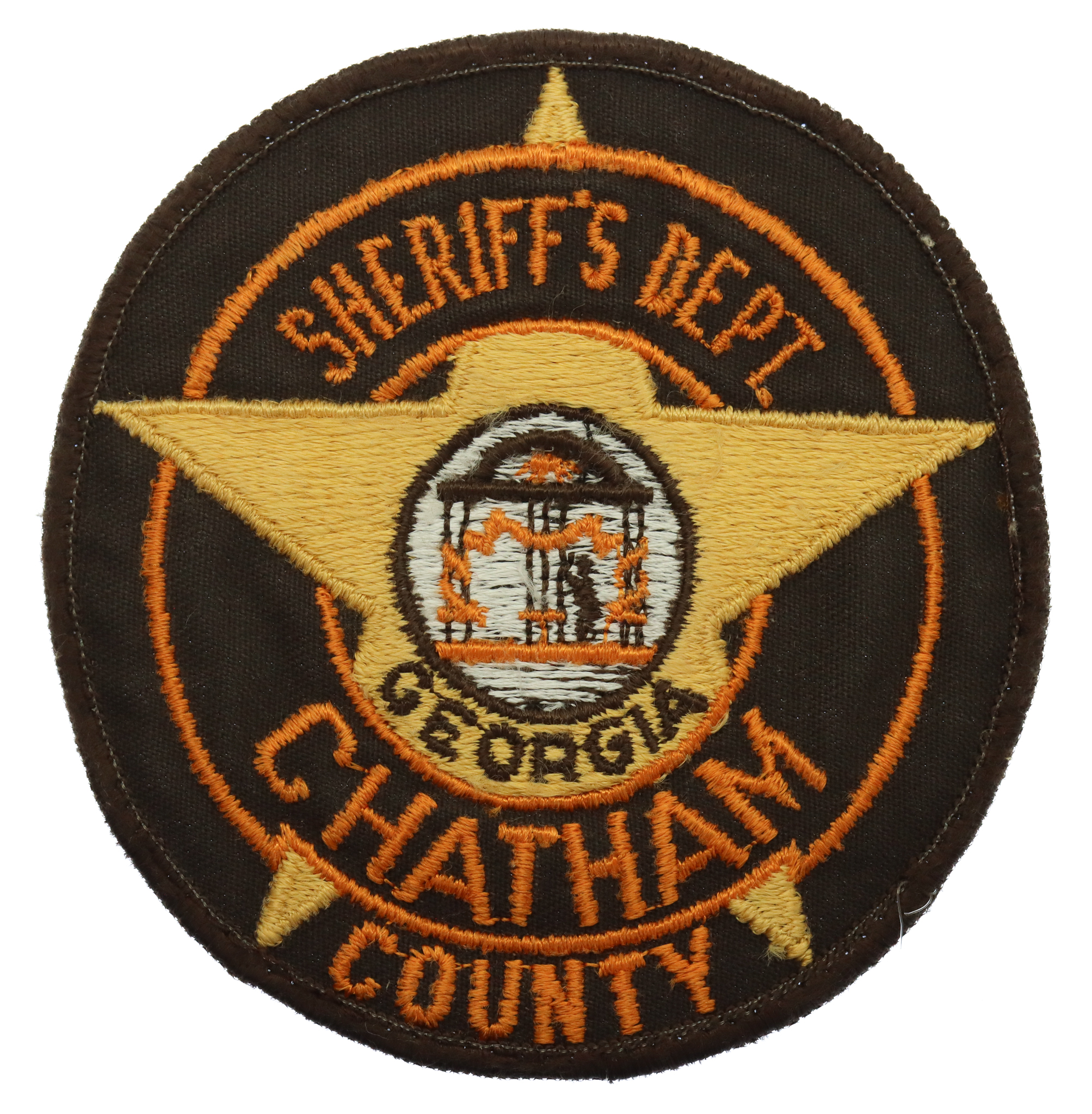 United States Sheriff's Dept. Chatham County Georgia Cloth Patch Badge