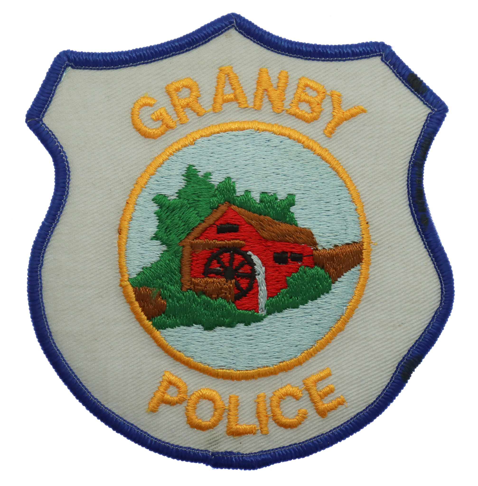 United States Granby Police Cloth Patch Badge