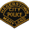 United States Hagerstown City Police Maryland Cloth Patch Badge