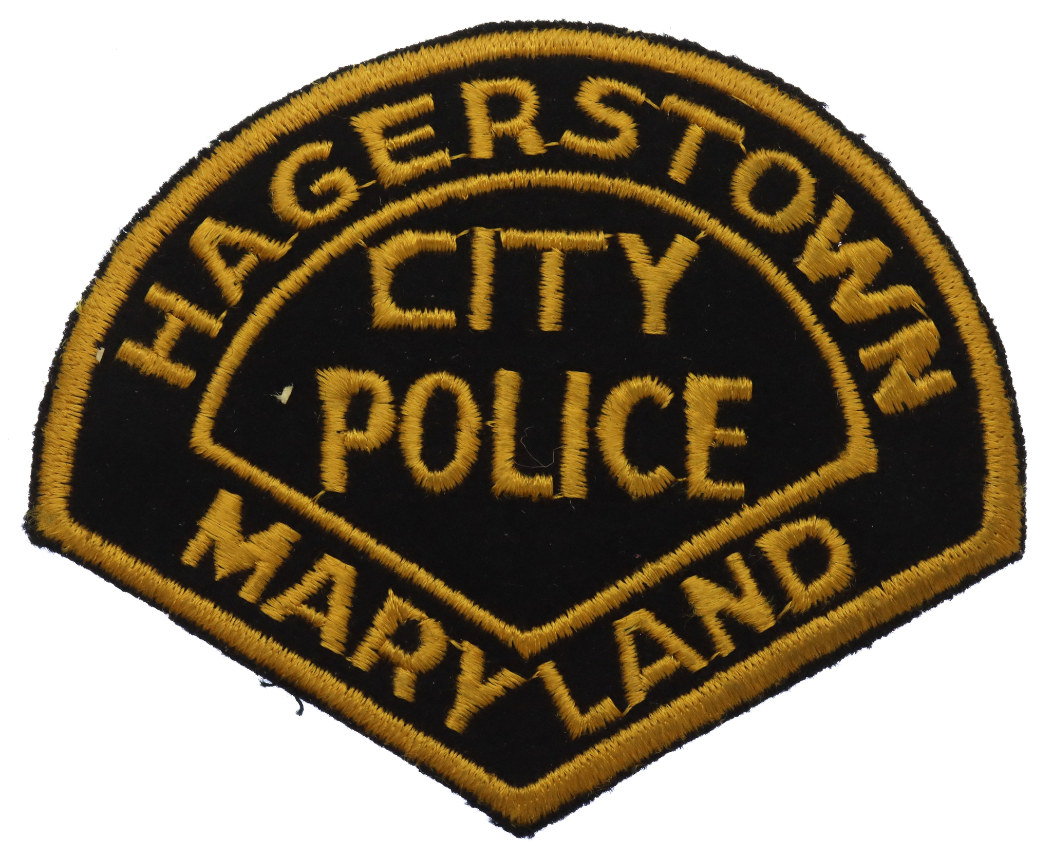 United States Hagerstown City Police Maryland Cloth Patch Badge