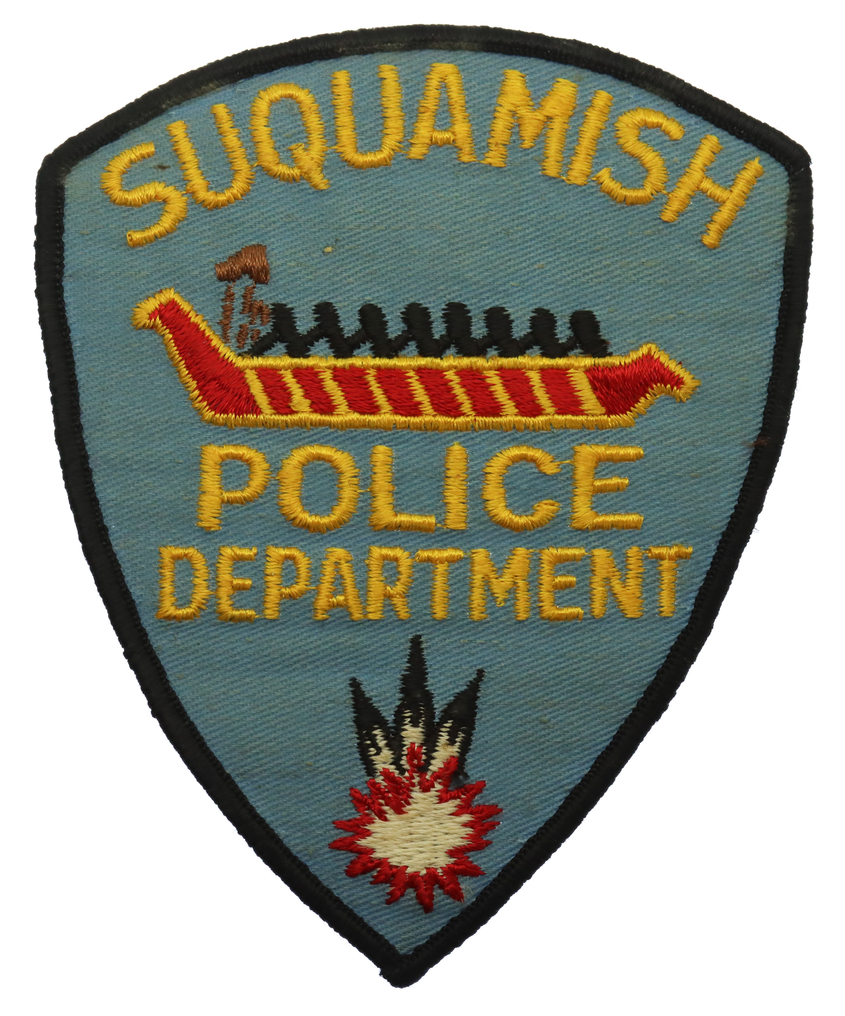 United States Suquamish Police Department Cloth Patch Badge