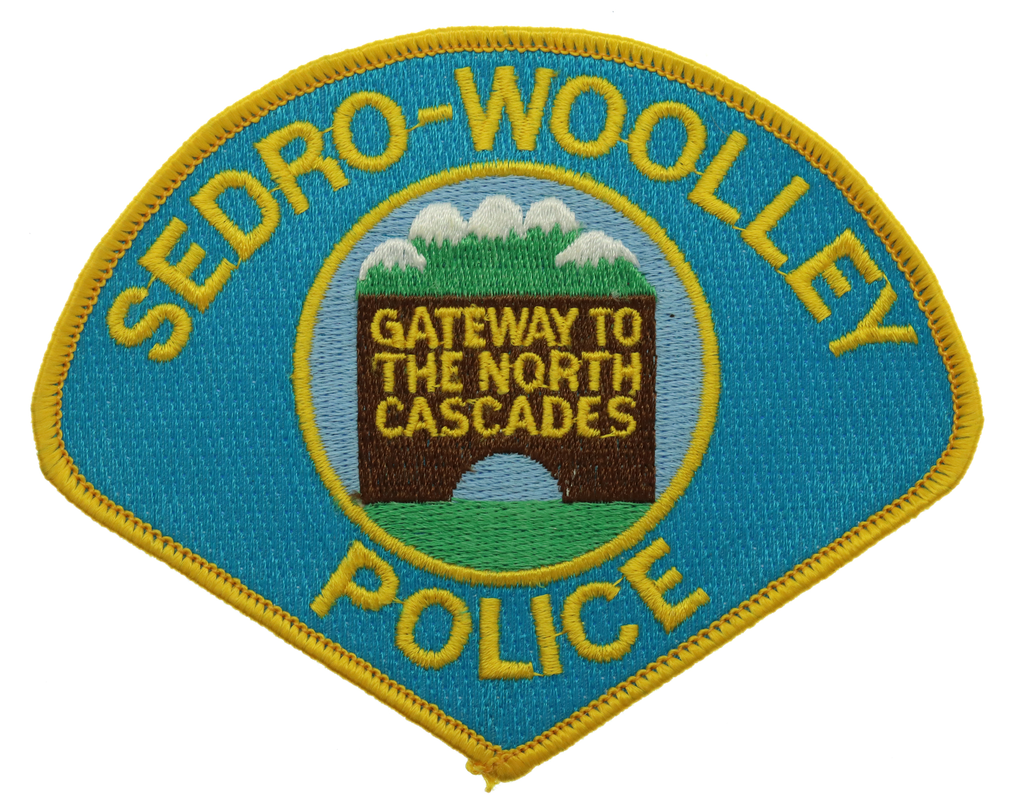 United States Sedro-Woolley Police Cloth Patch Badge