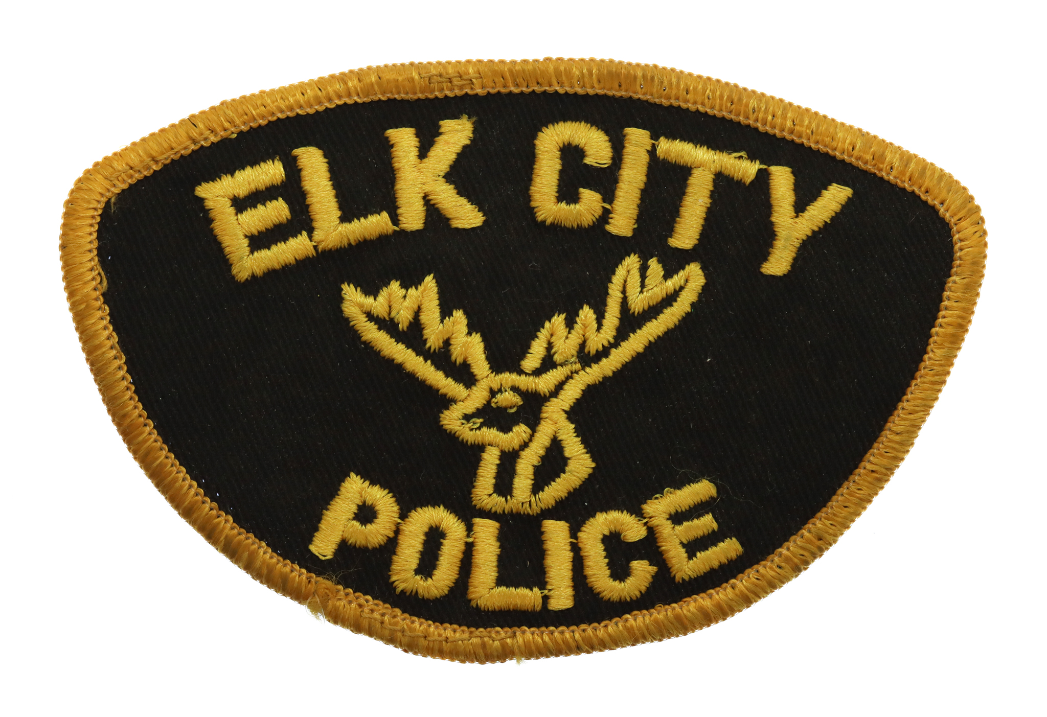 United States Elk City Police Cloth Patch Badge