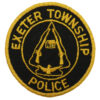 United States Exeter Township Police Cloth Patch Badge