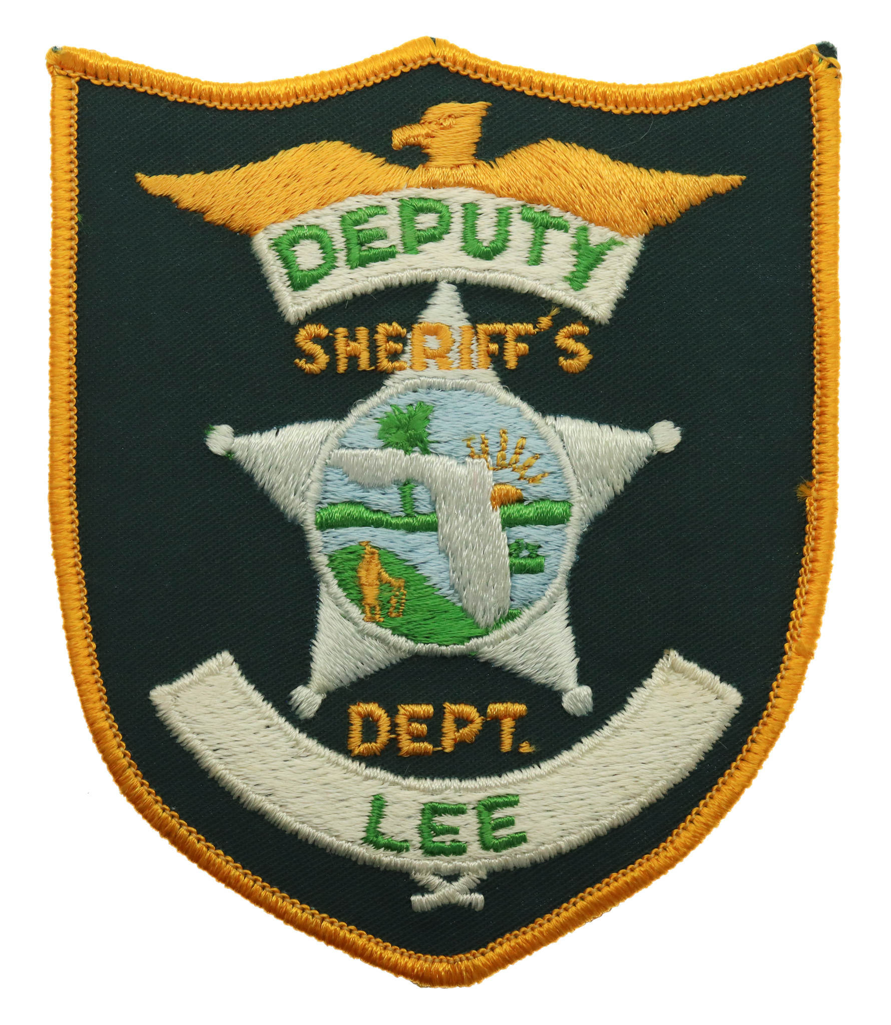 United States Deputy Sheriff's Dept. Lee Cloth Patch Badge