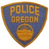 United States Police Oregon Cloth Patch Badge