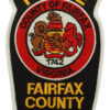 United States Police Fairfax County Virginia Cloth Patch Badge