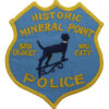 United States Mineral Point Police Cloth Patch Badge